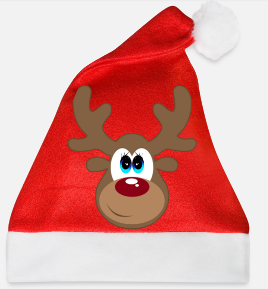 Gorro navideño con diseño